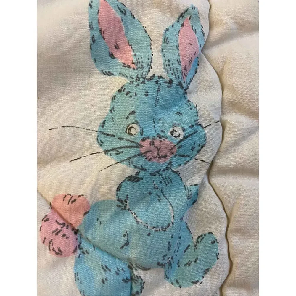 Vintage pastel baby zipper sleeper bag animal‎ theme 21x31”